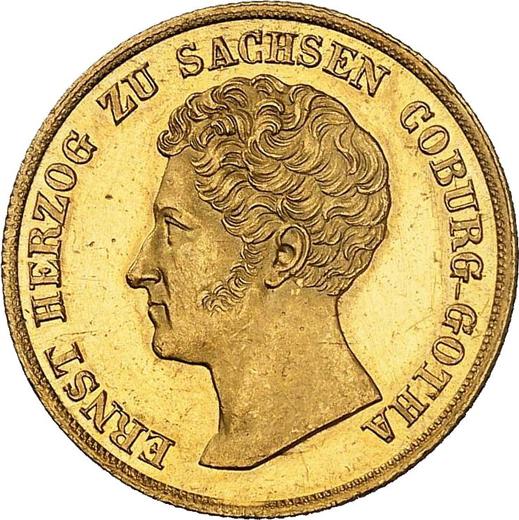 Anverso Ducado 1836 - valor de la moneda de oro - Sajonia-Coburgo-Gotha, Ernesto I
