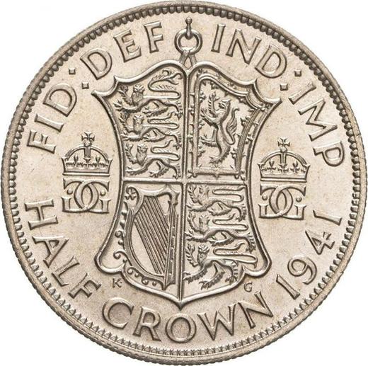 Реверс монеты - 1/2 кроны (Полукрона) 1941 года HP - цена серебряной монеты - Великобритания, Георг VI