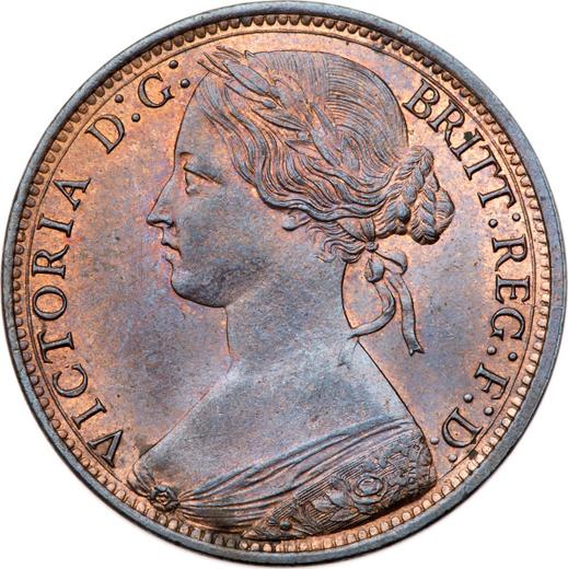 Obverse Penny 1867 "Type 1860-1894" -  Coin Value - United Kingdom, Victoria