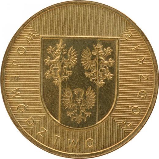 Reverse 2 Zlote 2004 MW "Lodz Voivodeship" -  Coin Value - Poland, III Republic after denomination