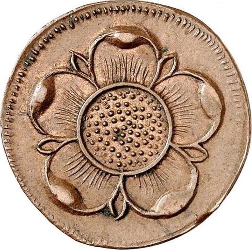 Аверс монеты - 1 1/2 пфеннига 1823 года T - цена  монеты - Липпе, Пауль Александр Леопольд II