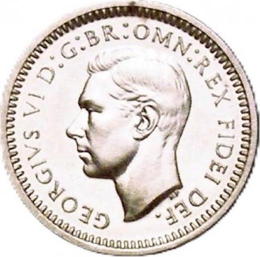 Obverse Twopence 1950 HP - Silver Coin Value - United Kingdom, George VI