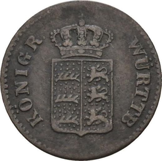 Obverse Kreuzer 1850 - Silver Coin Value - Württemberg, William I