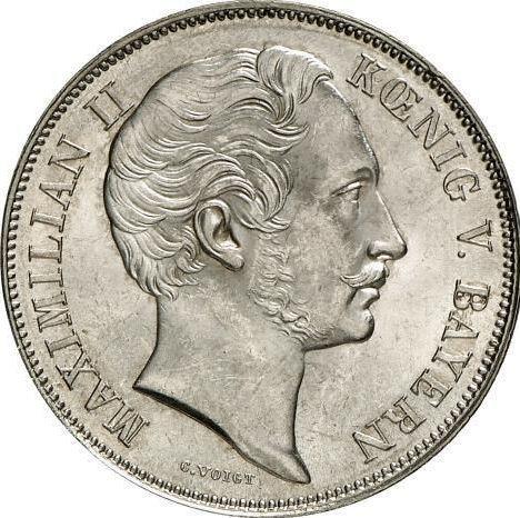Obverse Gulden 1852 - Silver Coin Value - Bavaria, Maximilian II