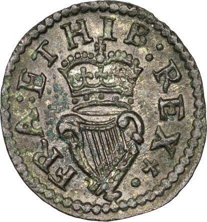 Реверс монеты - Фартинг без года (1603-1625) Овальная форма - цена монеты - Великобритания, Яков I