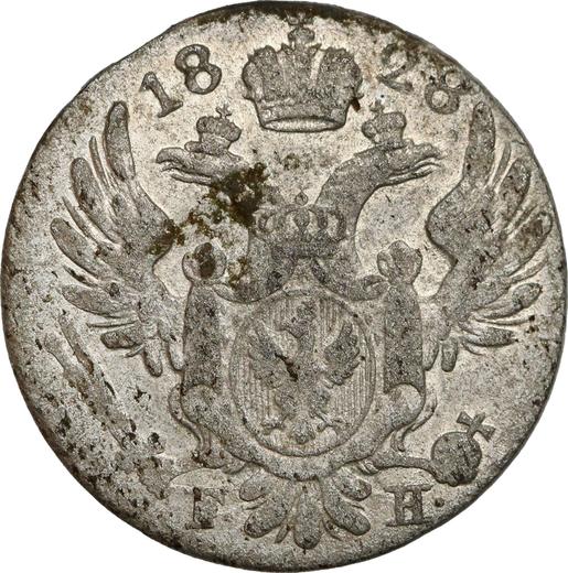 Obverse 10 Groszy 1828 FH - Silver Coin Value - Poland, Congress Poland