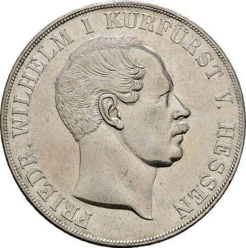 Obverse 2 Thaler 1854 - Silver Coin Value - Hesse-Cassel, Frederick William I