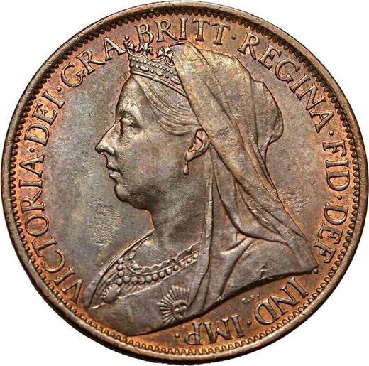 Anverso Penique 1899 TB "Tipo 1895-1901" - valor de la moneda  - Gran Bretaña, Victoria