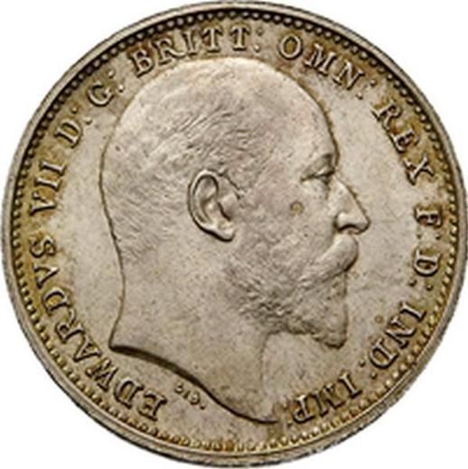 Obverse Fourpence (Groat) 1904 - Silver Coin Value - United Kingdom, Edward VII
