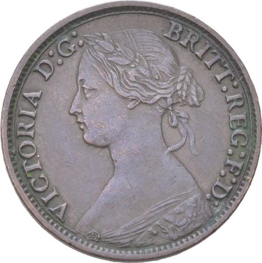 Obverse Farthing 1866 -  Coin Value - United Kingdom, Victoria