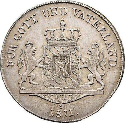 Reverse Thaler 1811 "Type 1807-1825" - Silver Coin Value - Bavaria, Maximilian I