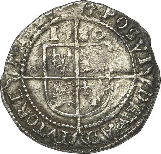 Reverse Threepence 1580 "Fifth issue" - Silver Coin Value - United Kingdom, Elizabeth I