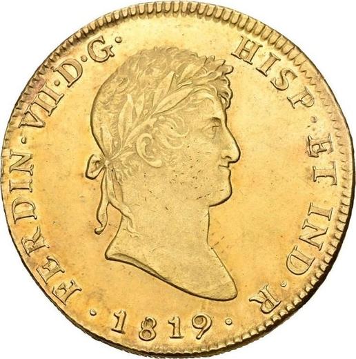 Obverse 8 Escudos 1819 Mo JJ - Gold Coin Value - Mexico, Ferdinand VII