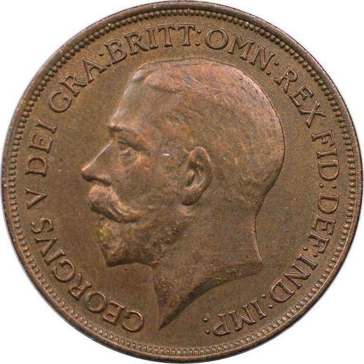 Obverse Penny 1914 "Type 1911-1936" -  Coin Value - United Kingdom, George V
