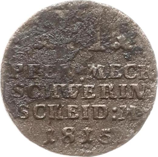 Reverse Sechsling 1815 - Silver Coin Value - Mecklenburg-Schwerin, Frederick Francis I