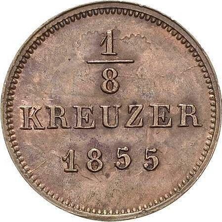 Reverse 1/8 Kreuzer 1855 -  Coin Value - Schwarzburg-Rudolstadt, Friedrich Günther