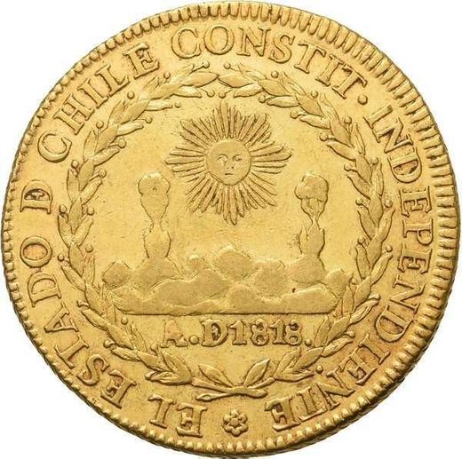 Awers monety - 8 escudo 1823 So FI - cena złotej monety - Chile, Republika (Po denominacji)