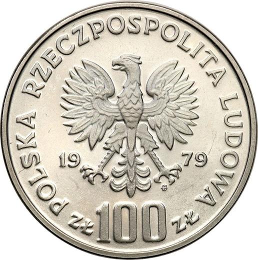 Avers Probe 100 Zlotych 1979 MW "Luchs" Nickel - Münze Wert - Polen, Volksrepublik Polen