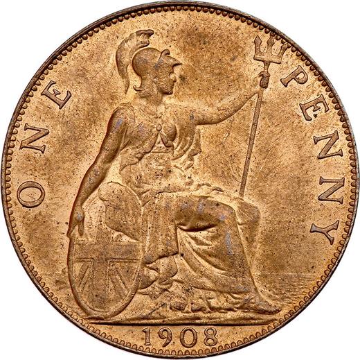 Reverse Penny 1908 "Type 1902-1910" -  Coin Value - United Kingdom, Edward VII