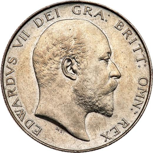 Awers monety - 1/2 korony 1905 - cena srebrnej monety - Wielka Brytania, Edward VII