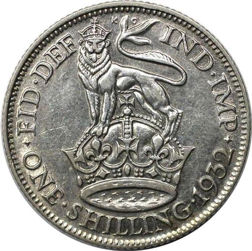 Reverse Shilling 1932 - Silver Coin Value - United Kingdom, George V