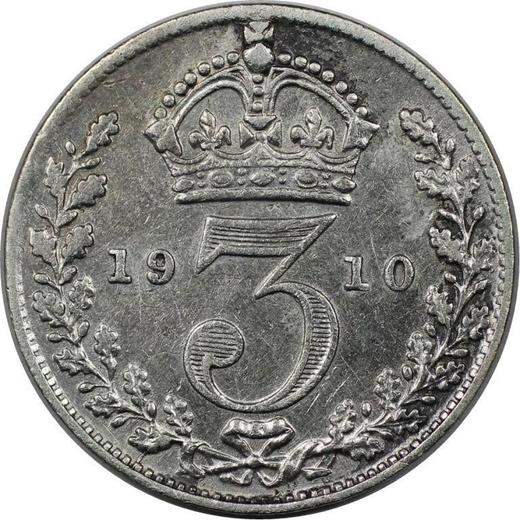 Reverse Threepence 1910 - Silver Coin Value - United Kingdom, Edward VII