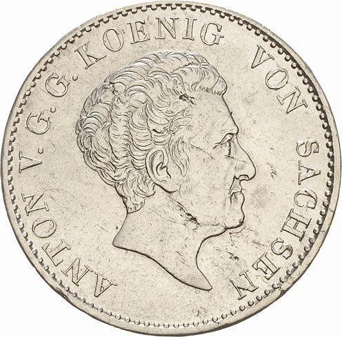 Obverse 2/3 Thaler 1829 S - Silver Coin Value - Saxony-Albertine, Anthony