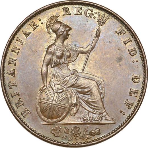 Reverse Halfpenny 1857 WW -  Coin Value - United Kingdom, Victoria
