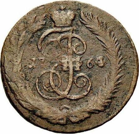Rewers monety - 1 kopiejka 1764 СПМ - cena monety - Rosja, Katarzyna II