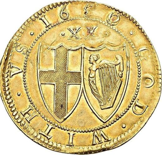 Reverse Unite 1650 - Gold Coin Value - United Kingdom, Commonwealth