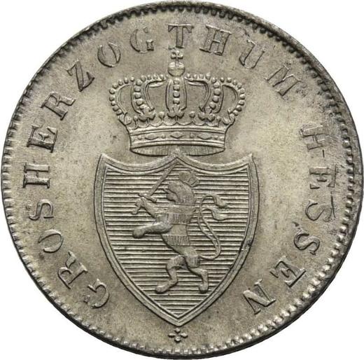 Obverse 6 Kreuzer 1842 - Silver Coin Value - Hesse-Darmstadt, Louis II