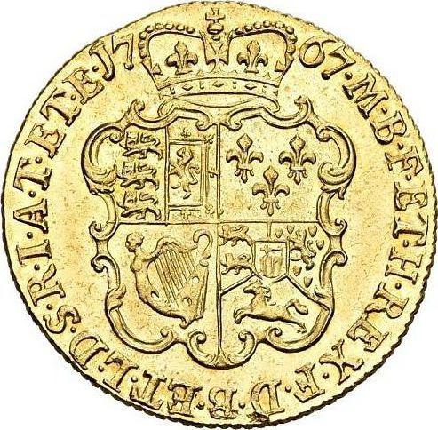 Реверс монеты - 1 гинея 1767 года "Третий тип" - цена золотой монеты - Великобритания, Георг III