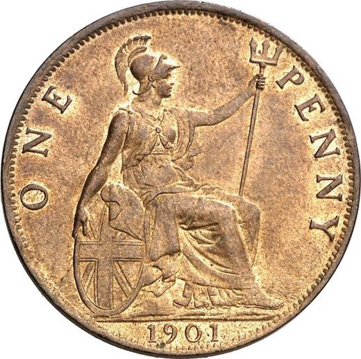 Revers 1 Penny 1901 TB "Typ 1895-1901" - Münze Wert - Großbritannien, Victoria