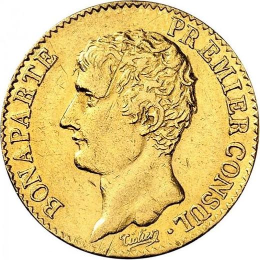 Obverse 20 Francs AN 12 (1803-1804) A "CONSUL" - Gold Coin Value - France, Napoleon I