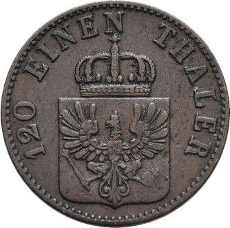 Obverse 3 Pfennig 1847 A - Coin Value - Prussia, Frederick William IV