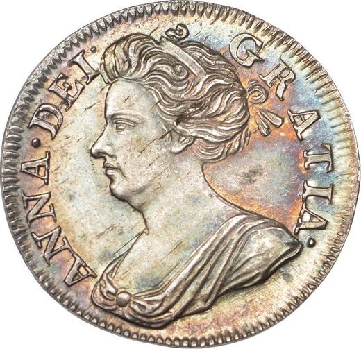 Obverse Fourpence (Groat) 1710 - Silver Coin Value - United Kingdom, Anne