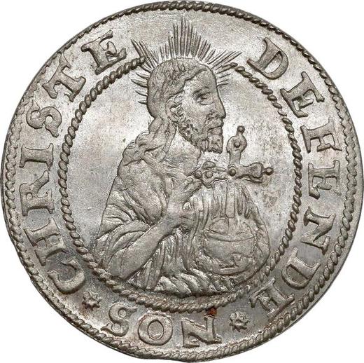 Obverse 1 Grosz 1577 "Siege of Danzig" - Silver Coin Value - Poland, Stephen Bathory