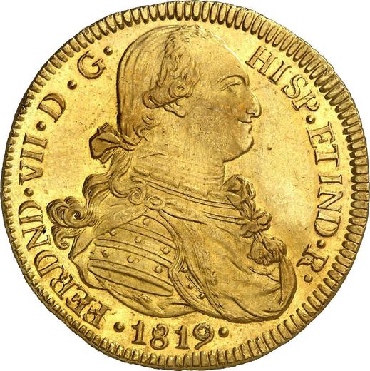 Obverse 8 Escudos 1819 P FM - Gold Coin Value - Colombia, Ferdinand VII