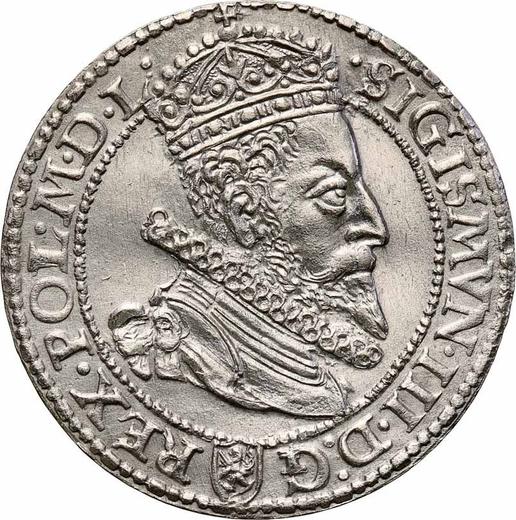 Obverse 6 Groszy (Szostak) 1601 M "Type 1596-1601" - Silver Coin Value - Poland, Sigismund III Vasa