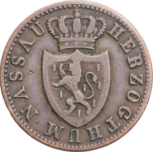 Obverse Kreuzer 1848 -  Coin Value - Nassau, Adolphe