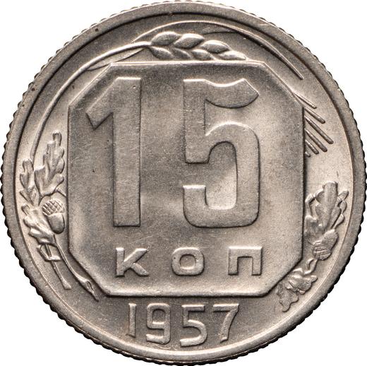 Revers 15 Kopeken 1957 "Typ 1948-1957" - Münze Wert - Rußland, Sowjetunion