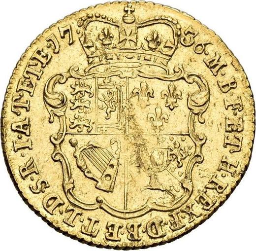 Reverse Half Guinea 1736 "Young Head" - Gold Coin Value - United Kingdom, George II