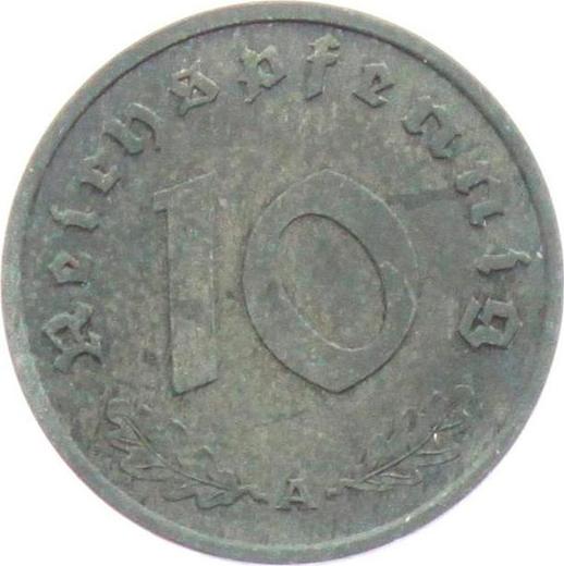 Obverse 10 Reichspfennig 1940 A "Type 1940-1945" -  Coin Value - Germany, Third Reich