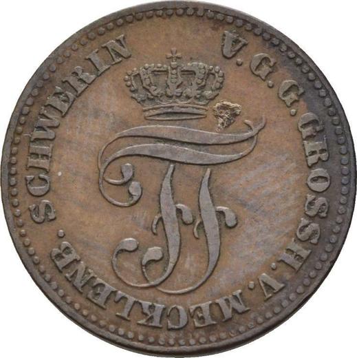 Anverso 2 pfennige 1872 B - valor de la moneda  - Mecklemburgo-Schwerin, Federico Francisco II