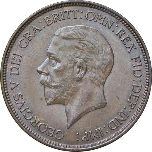 Obverse Penny 1936 "Type 1911-1936" -  Coin Value - United Kingdom, George V