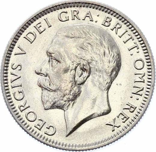 Obverse Shilling 1935 - Silver Coin Value - United Kingdom, George V