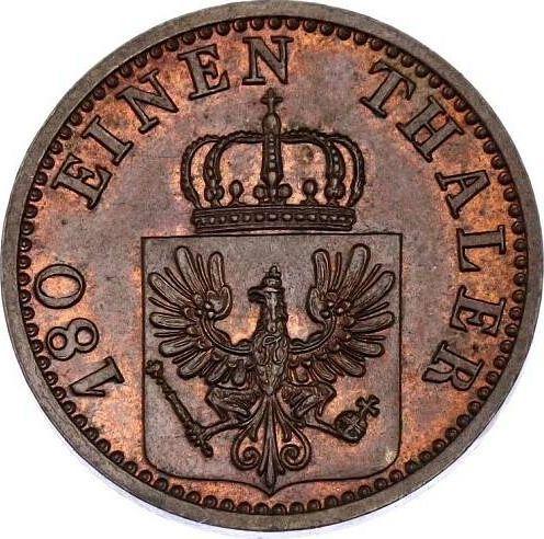 Obverse 2 Pfennig 1869 A -  Coin Value - Prussia, William I