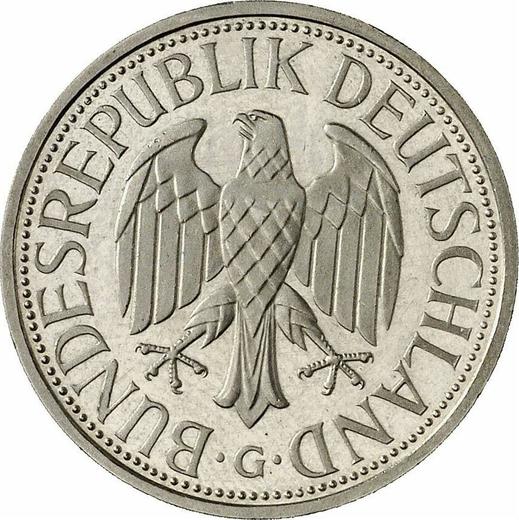 Reverse 1 Mark 1994 G -  Coin Value - Germany, FRG