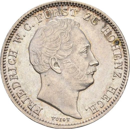 Avers 1/2 Gulden 1841 - Silbermünze Wert - Hohenzollern-Hechingen, Friedrich Wilhelm Сonstantin