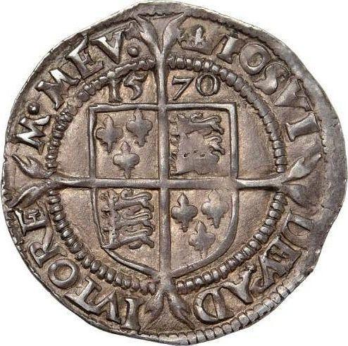 Reverse Sixpence 1570 "Third issues" - Silver Coin Value - United Kingdom, Elizabeth I
